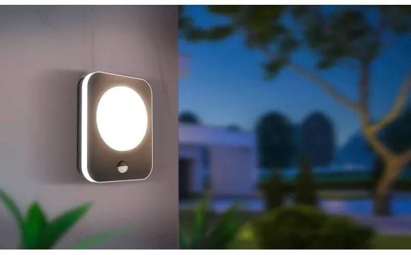 Aplică LED de exterior cu senzor MADRIZ LED/9W/230V IP44 Eglo 99584