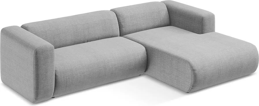 Colțar gri deschis (cu colț pe partea dreaptă/cu șezlong) Ekahi – Makamii