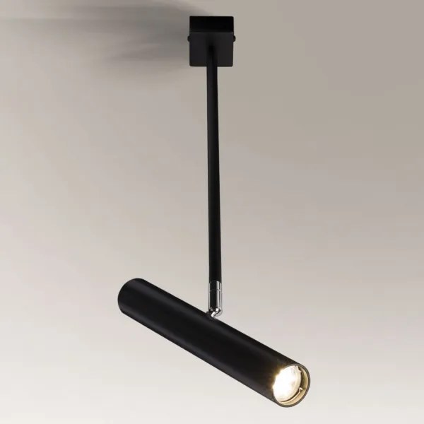 Lustră pe tijă YABU 1xGU10-MR11/15W/230V neagră Shilo 2241