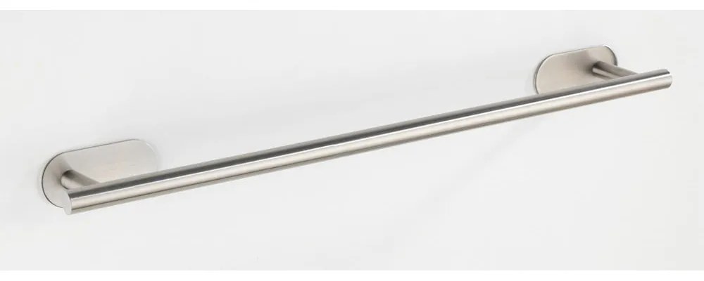 Suport pentru prosoape argintiu mat autoadeziv din oțel inoxidabil Orea Uno – Wenko