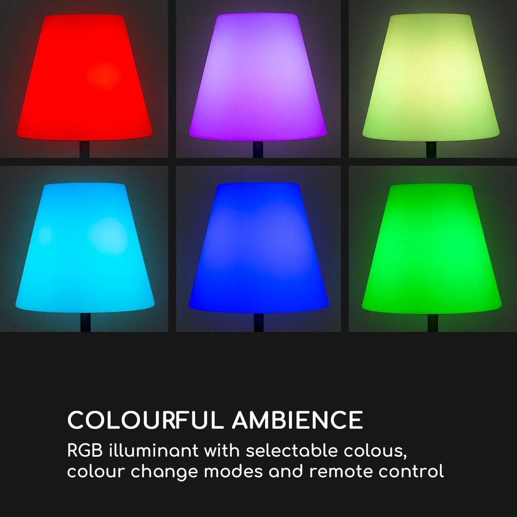 Moody Solar ST Remote, lampă, solară, IP44, lumină RGB