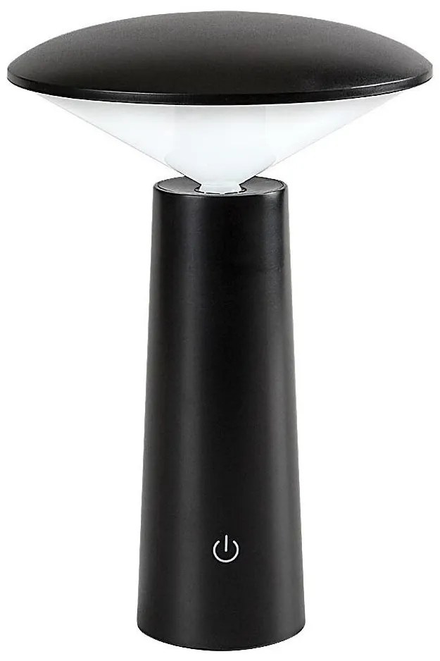 Lampă LED tactilă reîncărcabilă dimabilă de masă Rabalux 77147 POLPERRO LED/3W/3,7V 1200mAh negru