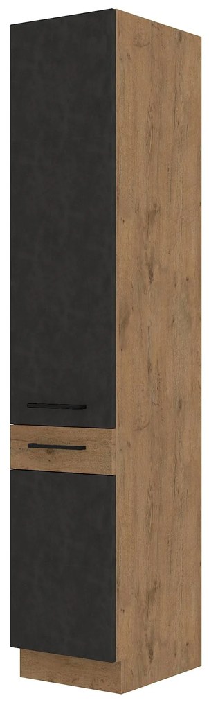 Dulap de bucătărie pentru alimente Virion 40 DK 210 2F (stejar lancelot + gri). 1032607