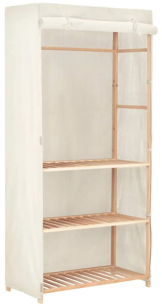 vidaXL Dulap de haine cu 3 rafturi, 79 x 40 x 170 cm