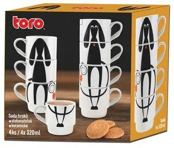 Set 4 căni Toro Câine, 320 ml