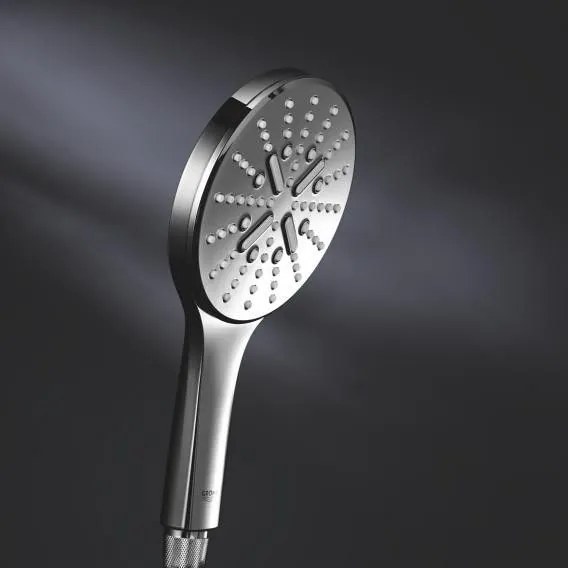 Grohe Rainshower Eco SmartActive 130 Set dus cu suport reglabil, crom