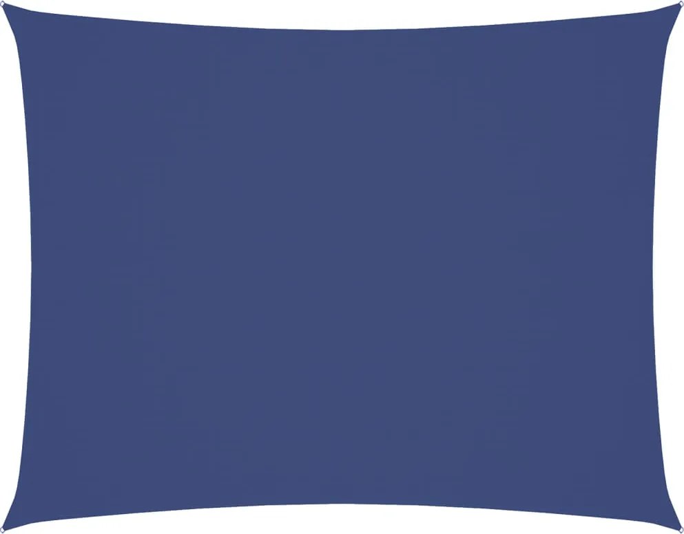 vidaXL Pânză parasolar albastru 5x6 m, țesătură oxford, dreptunghiular