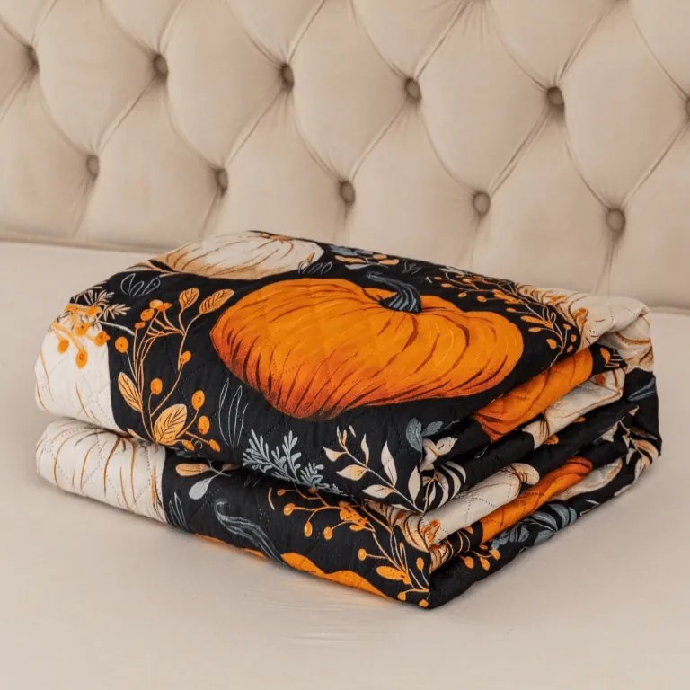 Cuvertura de pat MAGIC PUMPKIN, colorată Dimensiune: 220 x 240 cm