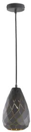 Pendul vintage 1 bec E27 Onyx 301300142 Trio