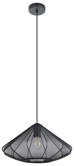 Lustră pe cablu Eglo 43995 DOLWEN 1xE27/40W/230V d. 42,5 cm negru