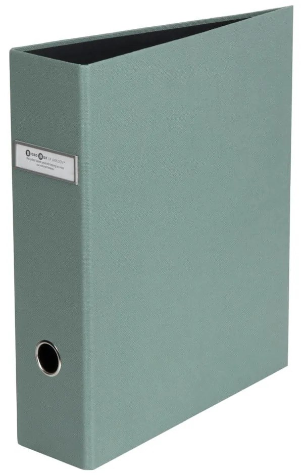 Organizator verde pentru documente din carton Archie Canvas Paper Laminate – Bigso