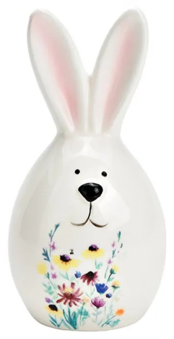 Iepuras alb din portelan BUNNY FLOWER