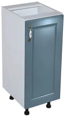 Corp inferior 30 cu 1 usa Zebra MDF Albastru drept