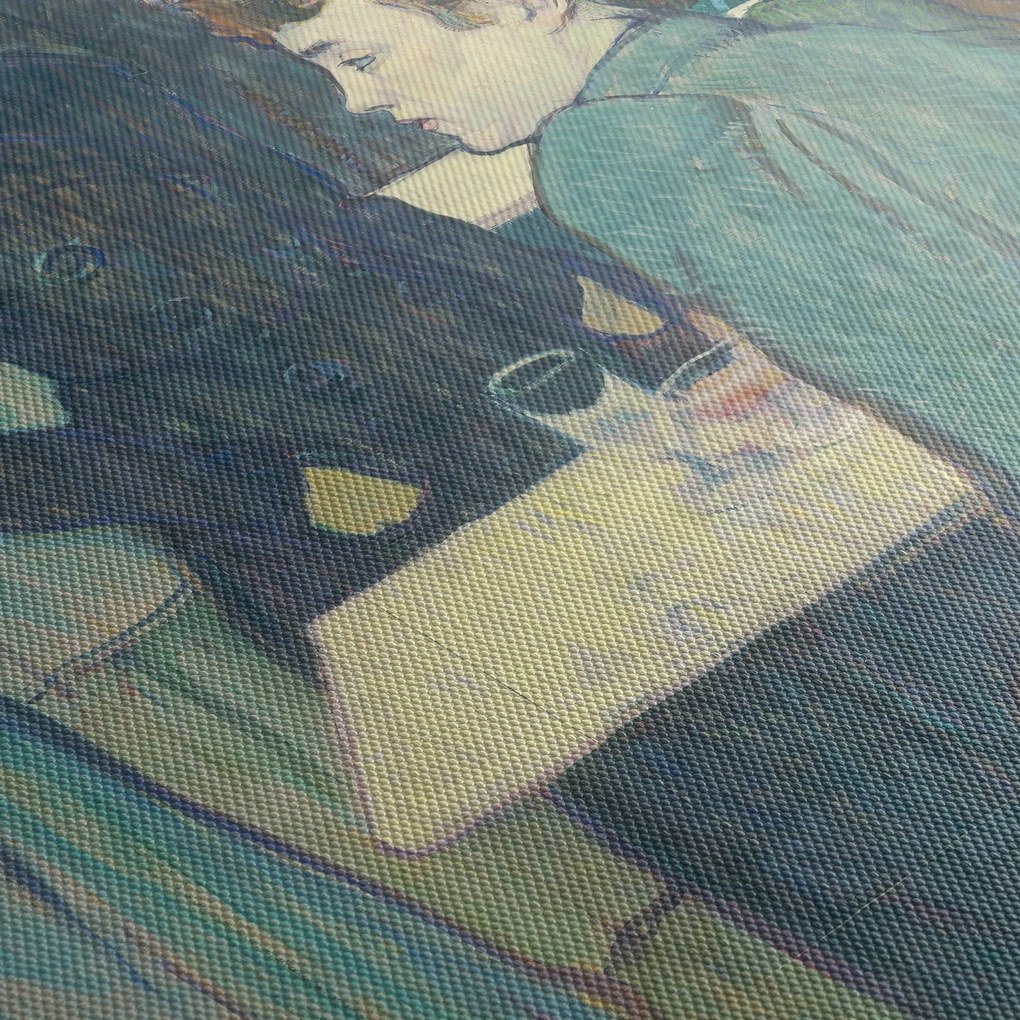 Tablou - Henri de Toulouse-Lautrec, A Corner of the Moulin de la Galette, reproducere (90x60 cm)
