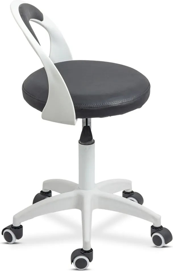 Scaun de birou operativ din piele eco OFF 1021 gri