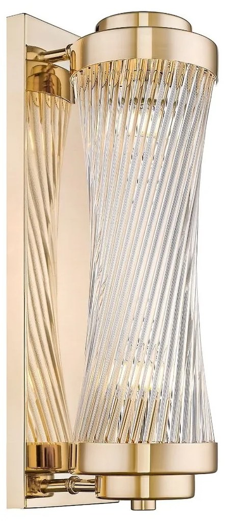 Aplica de perete eleganta design modern SERGIO auriu H-40cm
