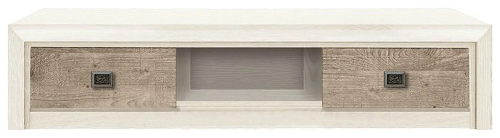 Comoda TV Koen 2, pin canyon/stejar Karbel, PAL/MDF, 150x57x33 cm