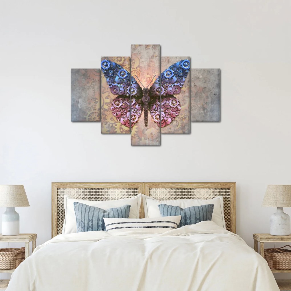 Tablou - Fluture steampunk (150x105 cm)