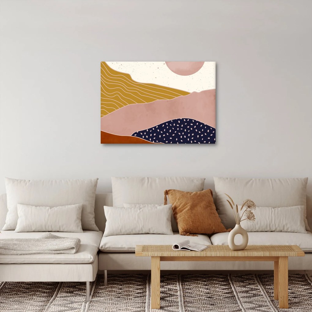 Tablou - Muntele de design Spacefrog N⁰3 (70x50 cm)