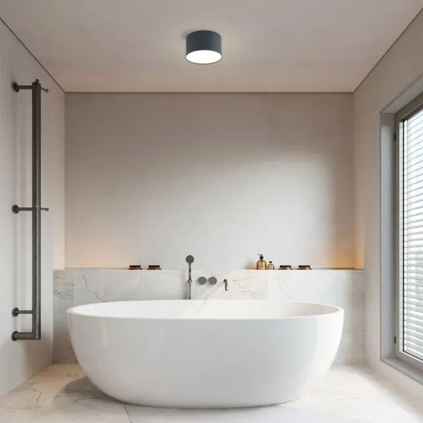 Brilagi - Plafonieră LED pentru baie FORIS LED/9W/230V Ø 9 cm antracit IP44