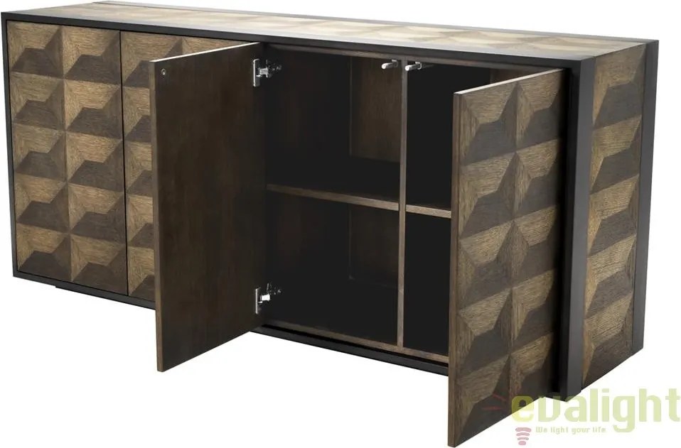 Comoda design LUX din furnir de stejar Gregorio 112010 HZ