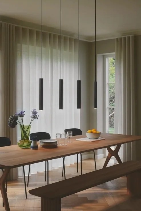 Lustra suspendata design scandinav Vico 4L negru