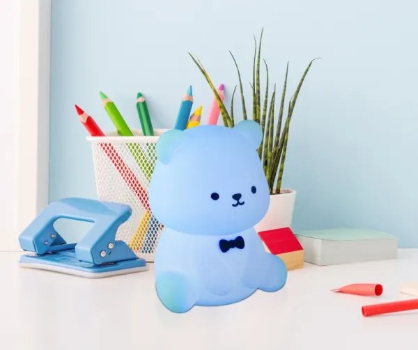 Globo 2870 - Lampă de veghe pentru copii TEDDY, LED RGBW reîncărcabilă, cu reglare a luminozității, LED 1W, 5V, 1200 mAh, ursuleț