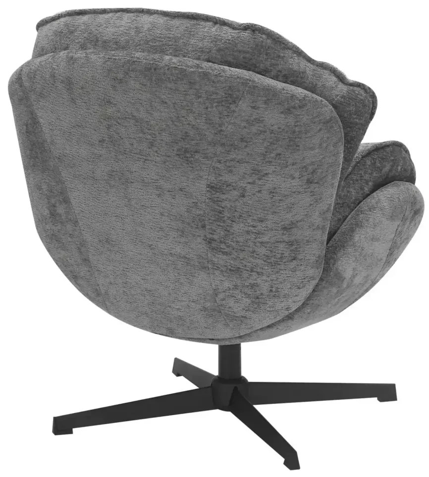 Fotoliu Betty gri/negru Tap.240
