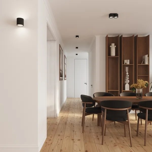 Brilagi - Spot LED SFERA 1xGX53/30W/230V Ø 10 cm, negru