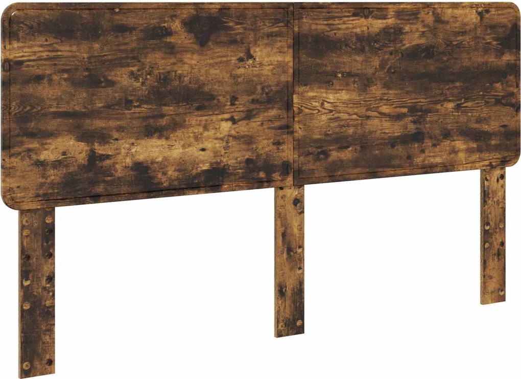 vidaXL Tăblie cap Stejar fumuriu 180 cm Lemn compozit