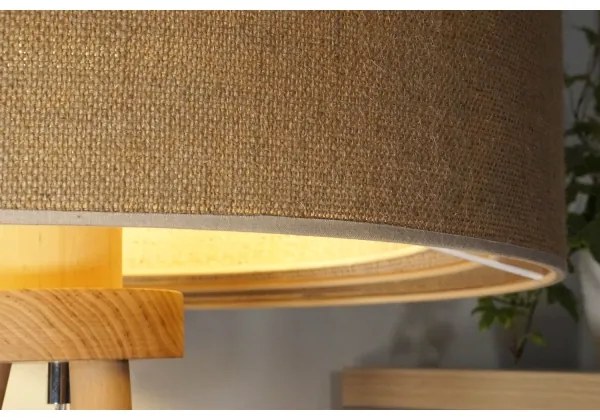 Lampă de masă YUTE Duolla TRIO 1xE27/15W/230V d. 25 cm maro/gri/bej