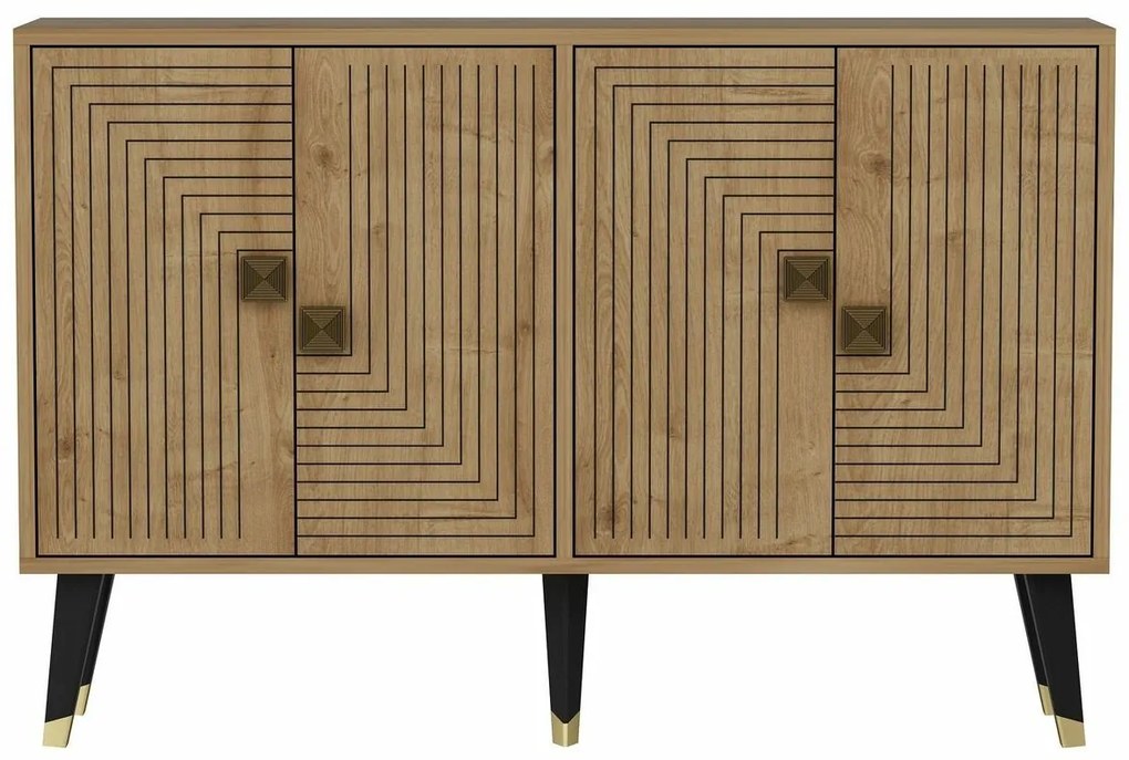 Dulap Ahart Sapphire Oak and Gold