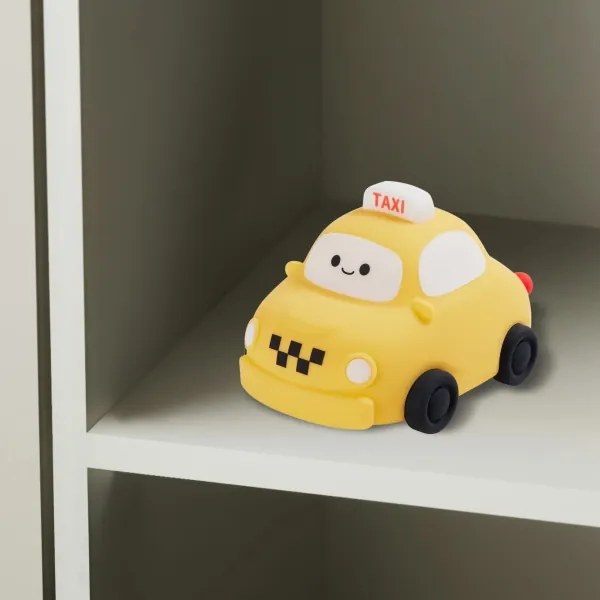 Lampă LED tactilă dimabilă pentru copii TAXI LED/1W/5V USB 1200 mAh galben