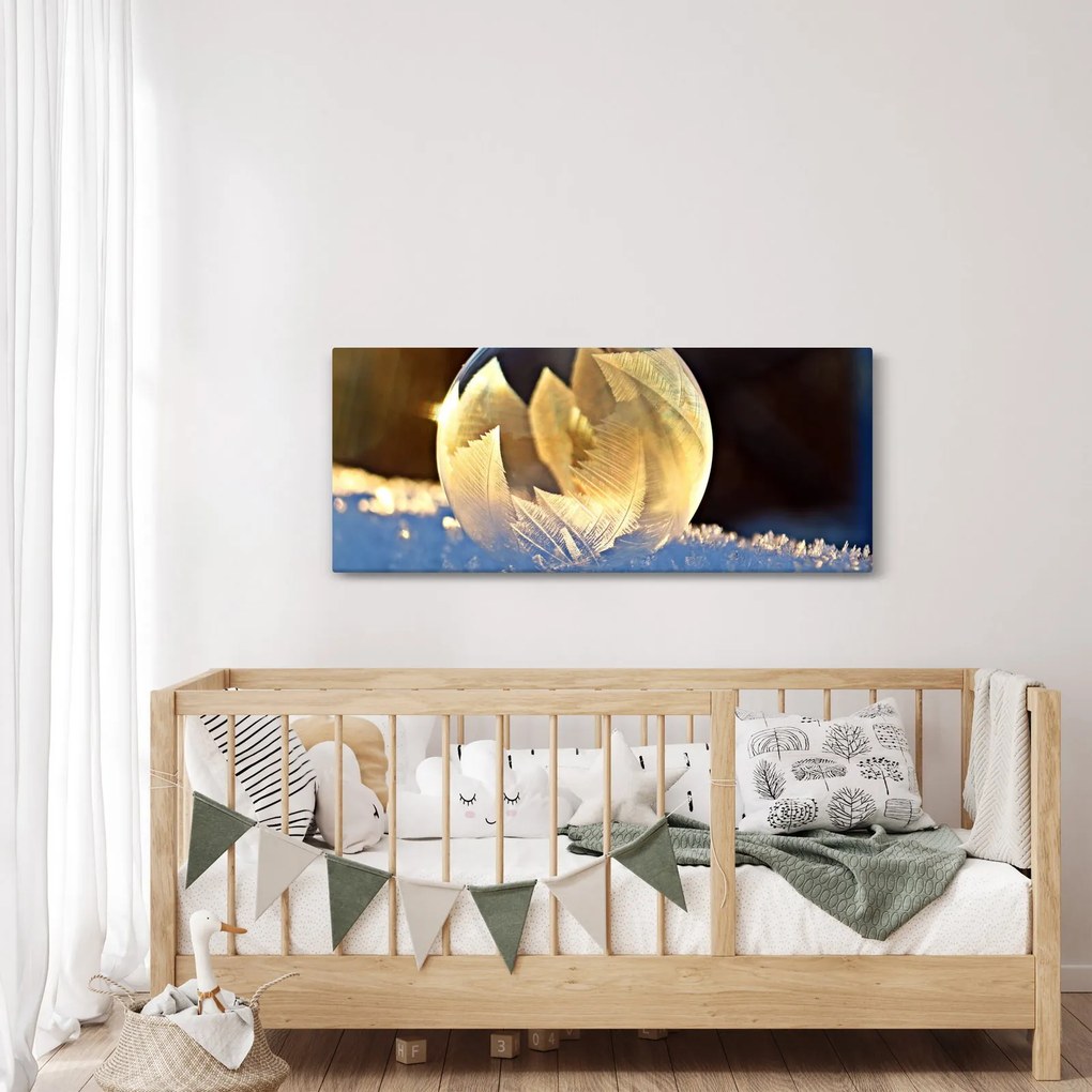Tablou cu bulină înghețată (120x50 cm)