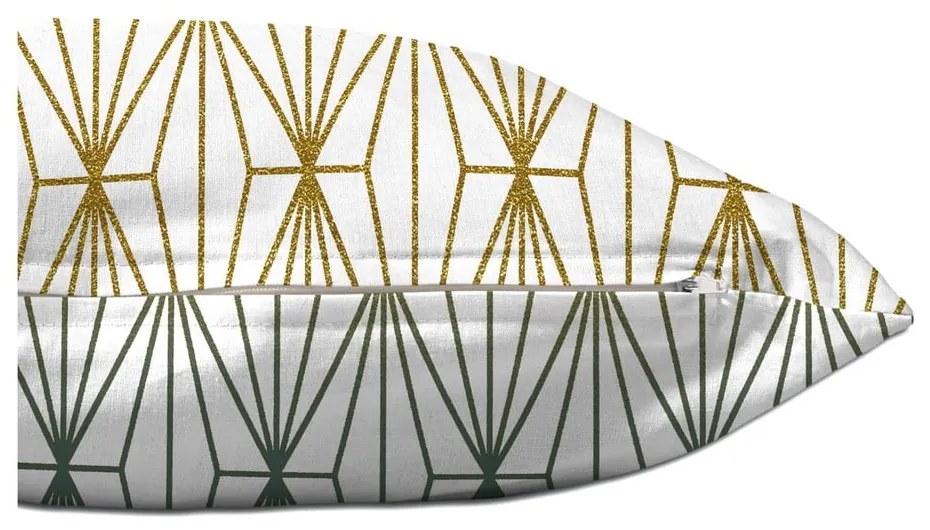 Set 2 fețe de pernă din bumbac Blanc Foliage
