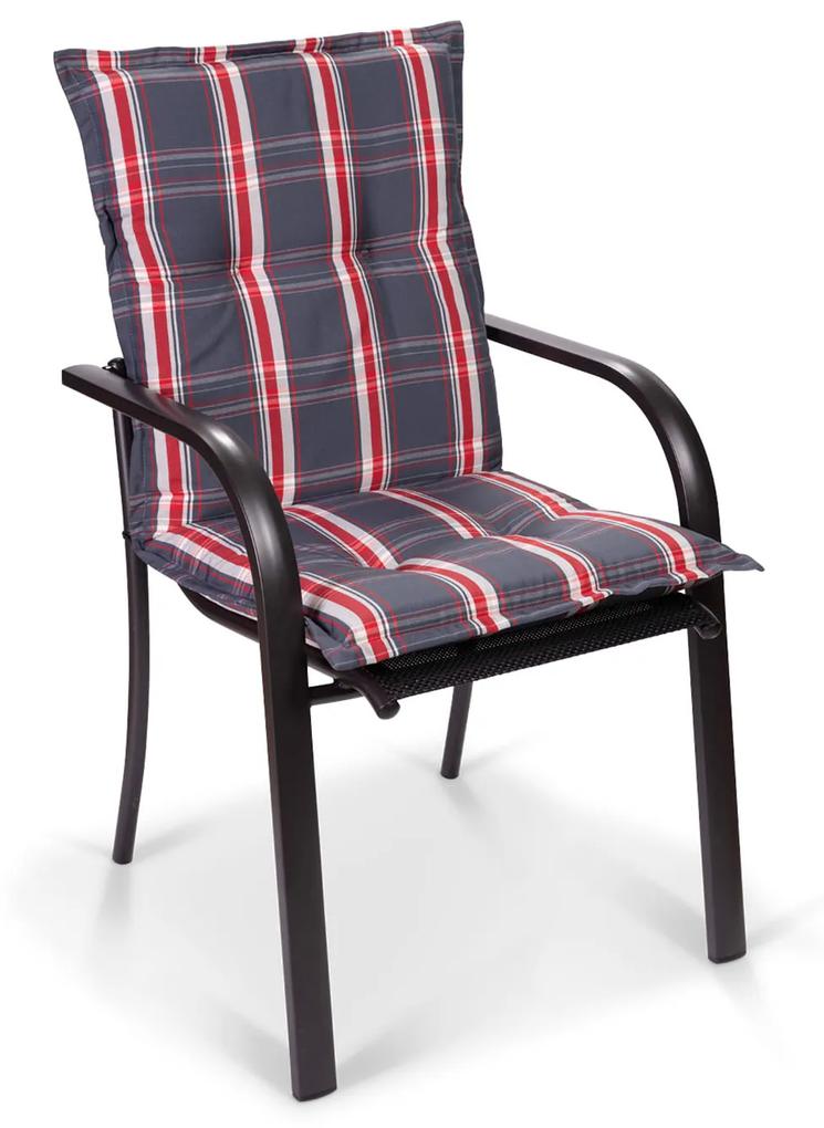 Prato, pernă tapițată, pernă pentru scaun, spătar mic, scaun de gradină, poliester, 50x100x8cm, 1 x covoraș
