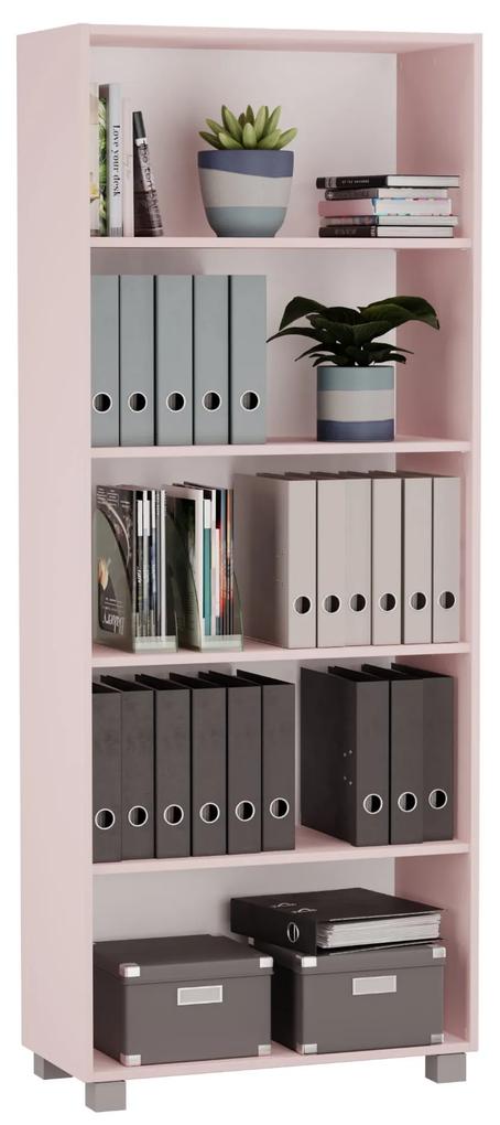 Raft de birou pentru cărți - Roz