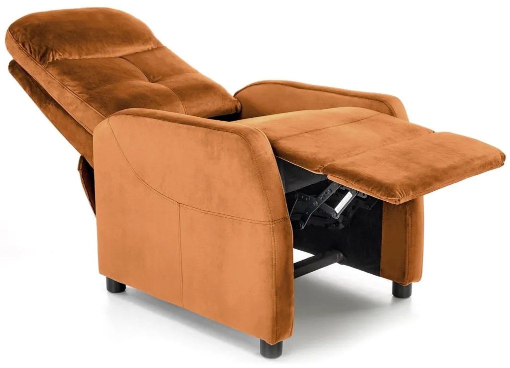 Fotoliu recliner Felipe 2 velvet cinnamon H103 cm