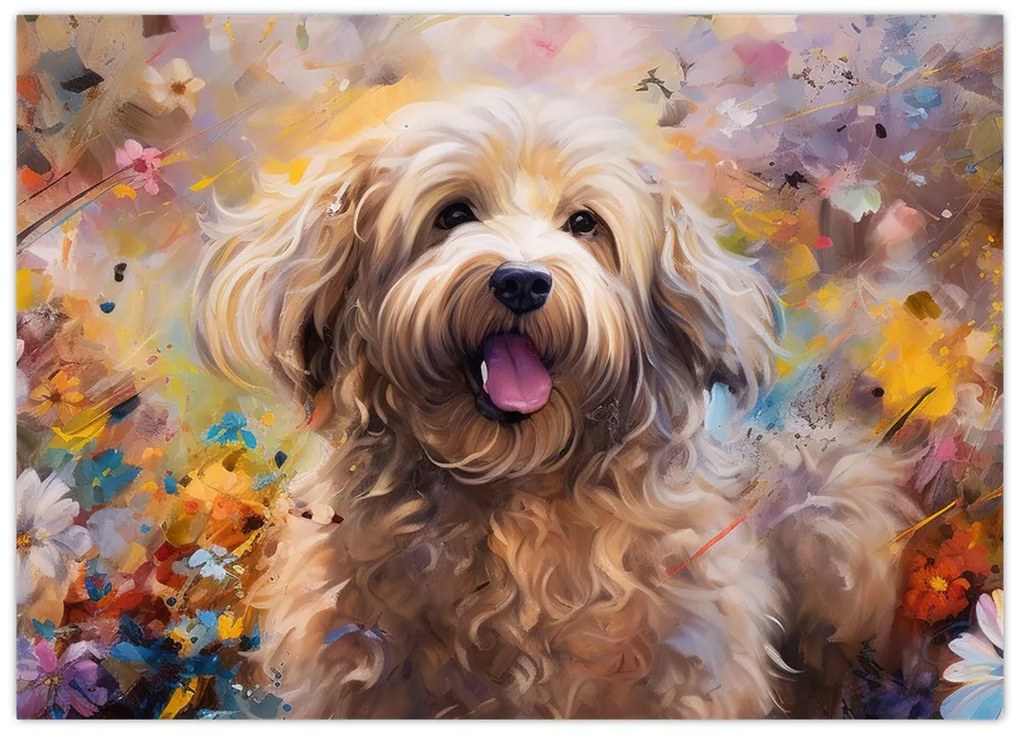 Tablou - Happy Dog II. (70x50 cm)