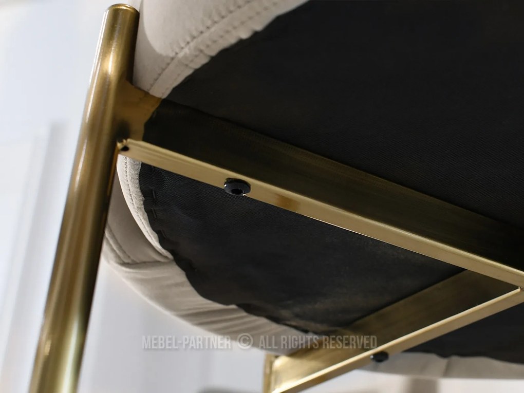 Scaun Charliez (bej + auriu). 1110979