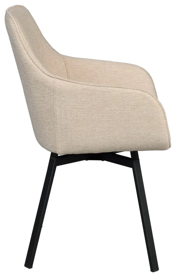 Set de scaune de sufragerie bej 2 buc. tapițat Alison – Rowico