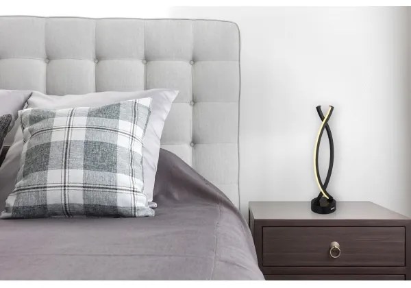 Globo 58457S - Lampă de birou LED tactilă reglabilă HELA LED/1W/3,7V negru