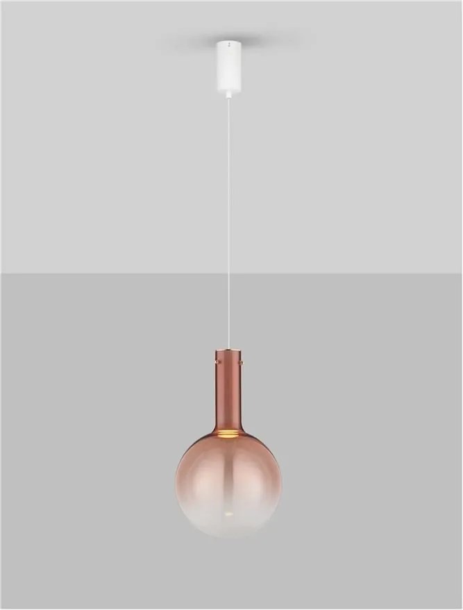 Pendul LED stil modern NOSTOS roz