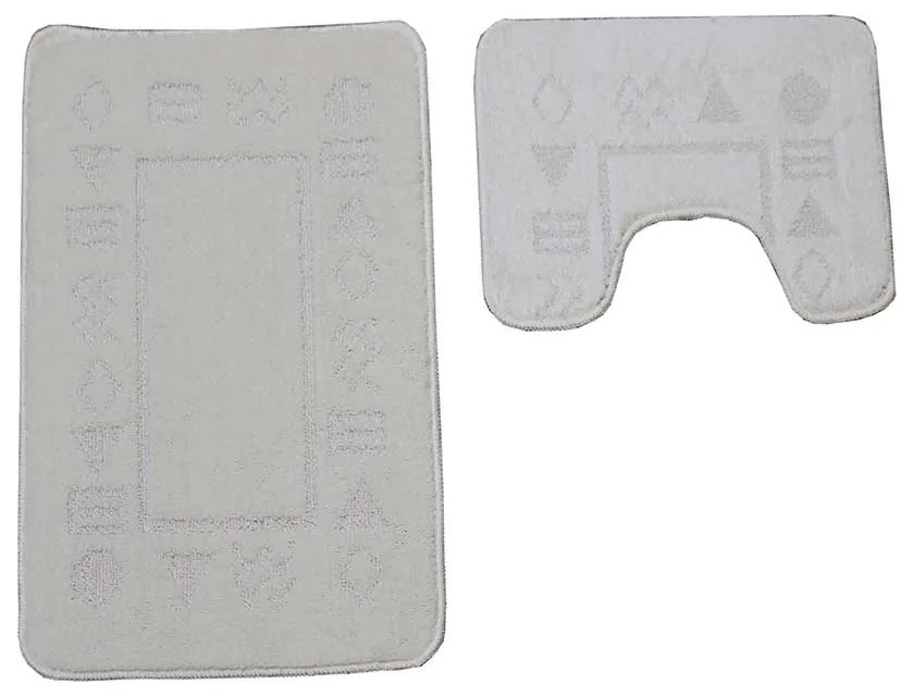 Set covorase Classic, 2 buc/set, 50x80 + 40x50 cm, antik, crem