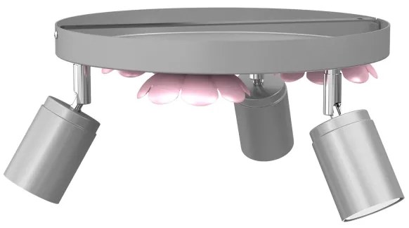 Spot FLOWER 3xGU10/8W/230V crom mat