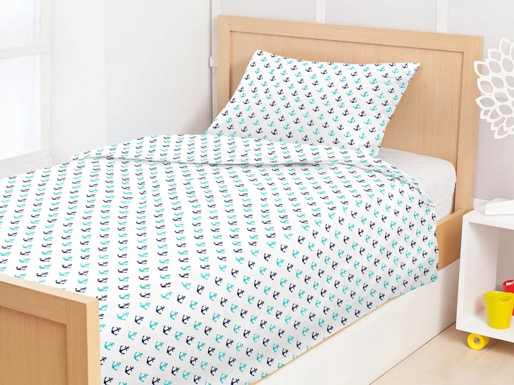 Goldea lenjerie de pat din bumbac pentru copii - model 632 140 x 200 a 70 x 90 cm