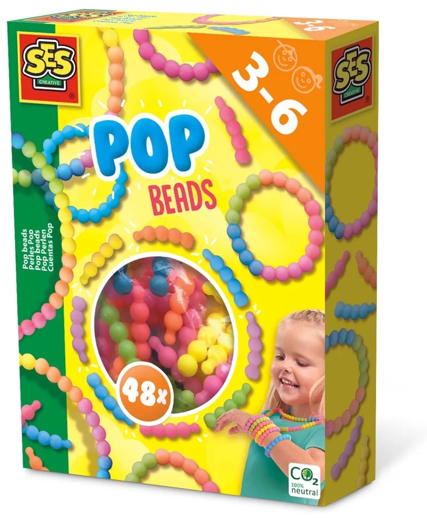 Set creativ copii - Bratari cu margele pop