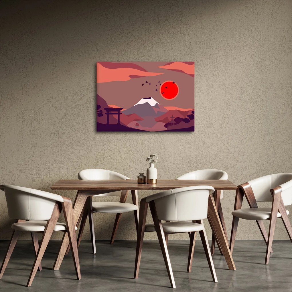 Tablou - Munții Fuji (70x50 cm)