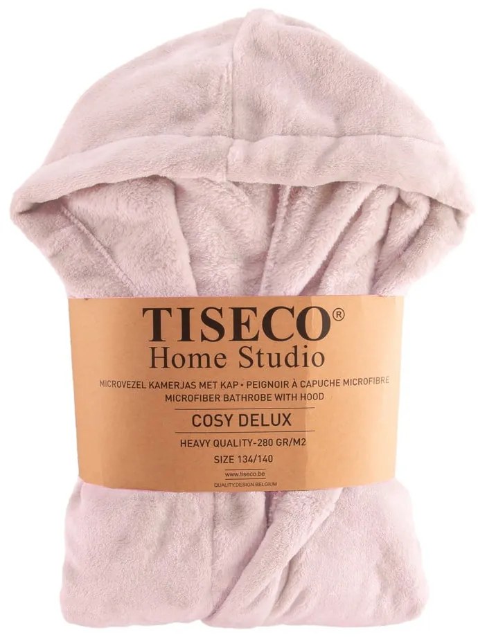 Halat pentru copii roz din micropluș/cocolino Delux – Tiseco Home Studio