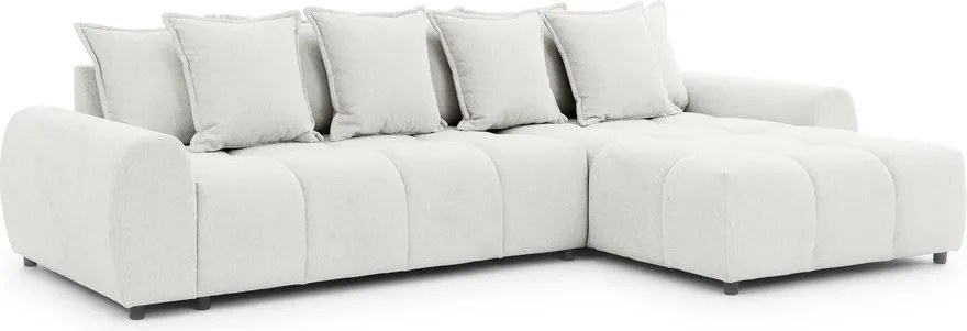 Colțar alb (cu colț pe partea dreaptă/cu șezlong) Albane – Ropez